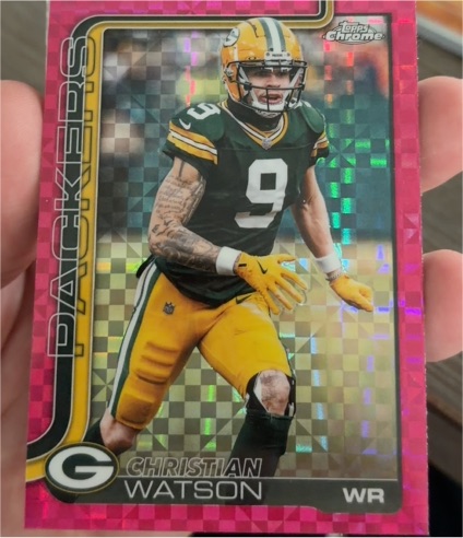 2025 Topps Chrome #112 Christian Watson — front