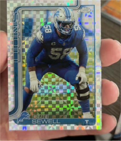 2025 Topps Chrome #99 Penei Sewell — front