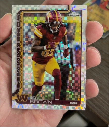 2025 Topps Chrome #293 Noah Brown — front
