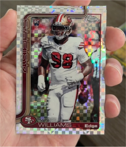 2025 Topps Chrome #352 Mykel Williams — front