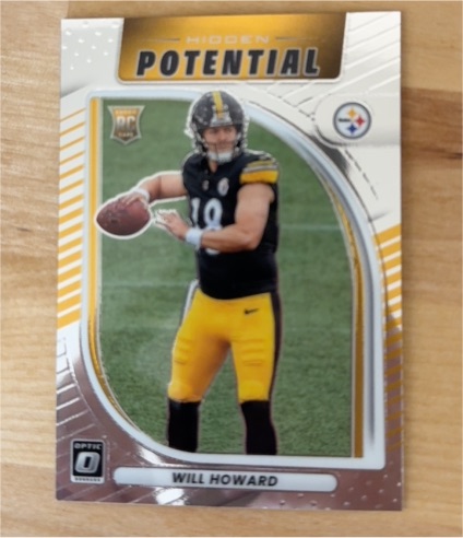2025 Panini Donruss Optic #19 Will Howard Hidden Potential Rookie — front