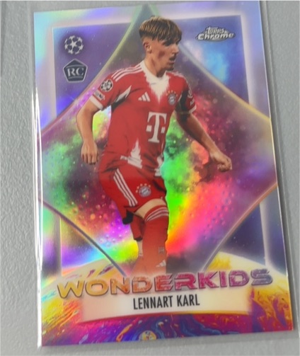 2025-26 Topps Chrome UEFA Club Competitions #WK-8 Lennart Karl — front