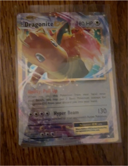 2016 Pokémon TCG Dragonite EX #72/108 — front
