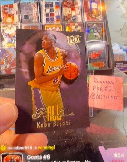1996-97 Fleer Ultra All-Rookie #3 Kobe Bryant — front