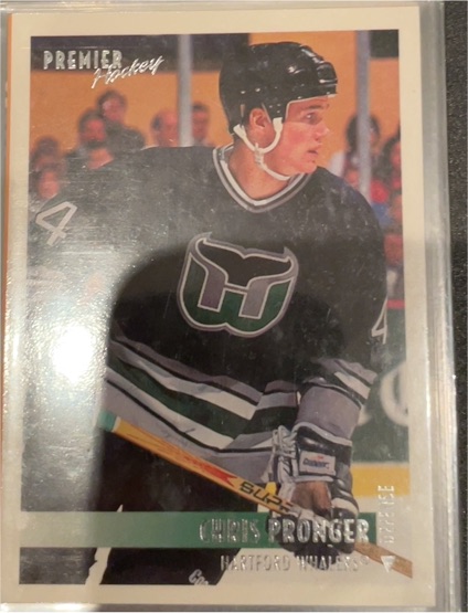 1993-94 Topps Premier #485 Chris Pronger — front