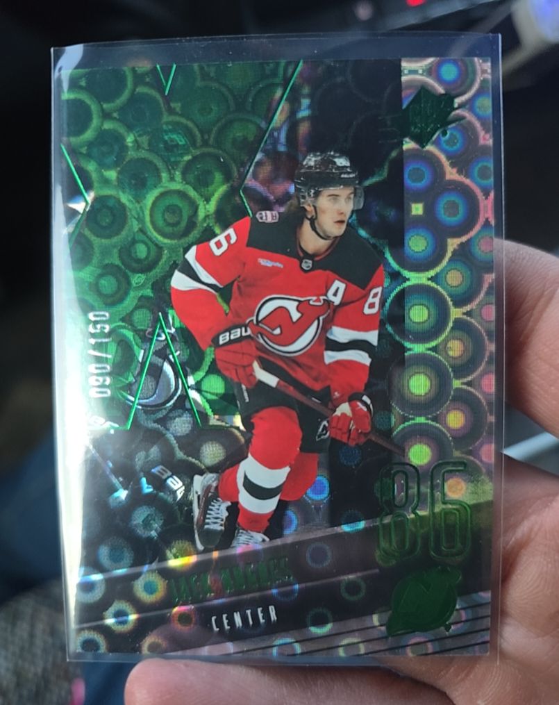 2025-26 Upper Deck SPx Resonance #92 Jack Hughes — front