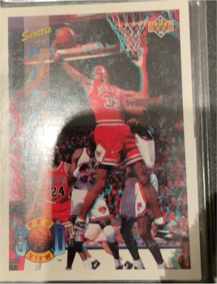 1993-94 Upper Deck Pro View 3D #63 Scottie Pippen — front