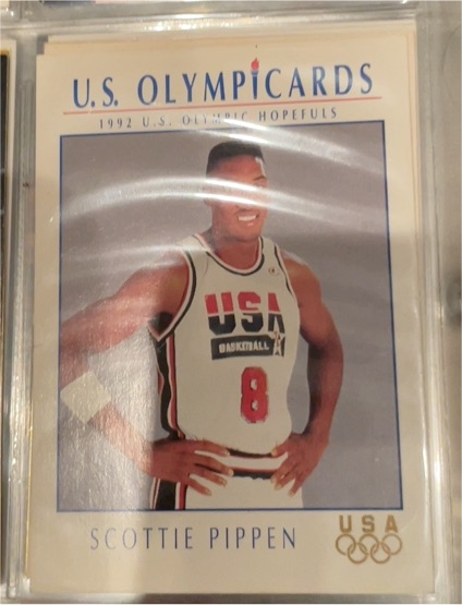 1992 Impel U.S. Olympicards #15 Scottie Pippen — front