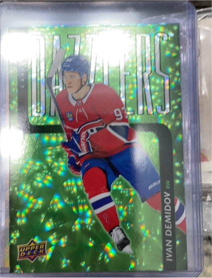 2025-26 Upper Deck Series 1 Dazzlers Green #DZ-18 Ivan Demidov — front