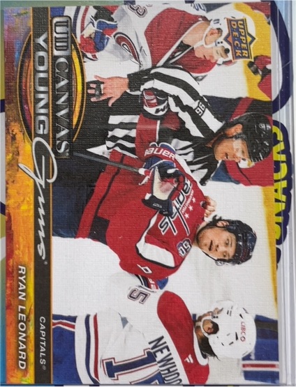 2025-26 Upper Deck #C-237 Ryan Leonard UD Canvas Young Guns — front