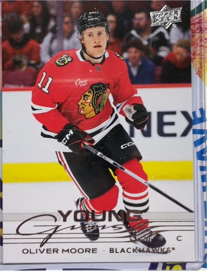 2025-26 Upper Deck Series 1 #216 Oliver Moore — front