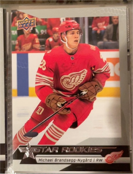2025-26 Upper Deck Star Rookies #22 Michael Brandsegg-Nygård — front
