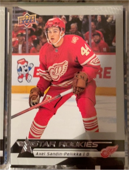 2025-26 Upper Deck Star Rookies #12 Axel Sandin-Pellikka — front