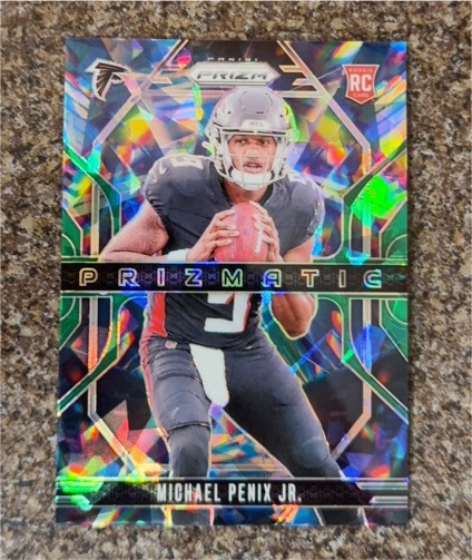 2024 Panini Prizm #10 Michael Penix Jr. Prizmatic — front