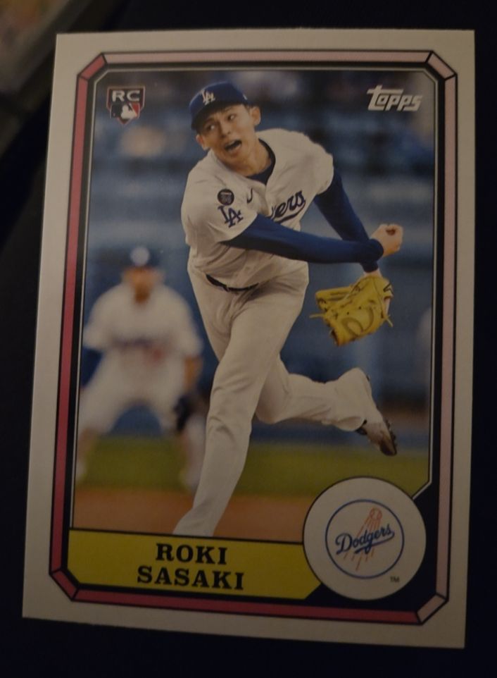 2025 Topps Archives 1987 Boardwalk and Baseball #87BB-2 Roki Sasaki — front