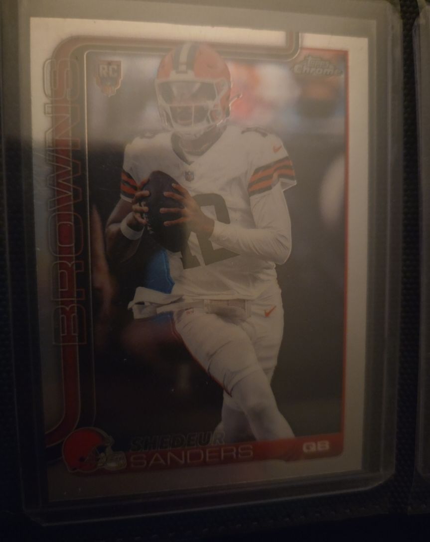 2025 Topps Chrome #315 Shedeur Sanders — front