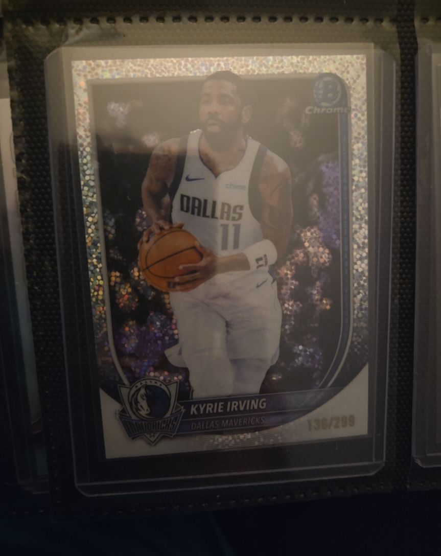 2025 Bowman Chrome #BCV-130 Kyrie Irving — front