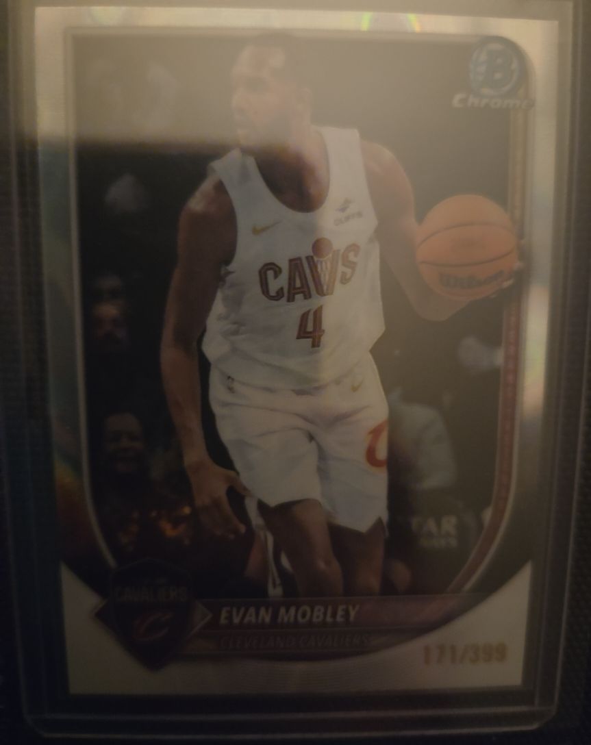 2025 Bowman Chrome #BCV-93 Evan Mobley — front