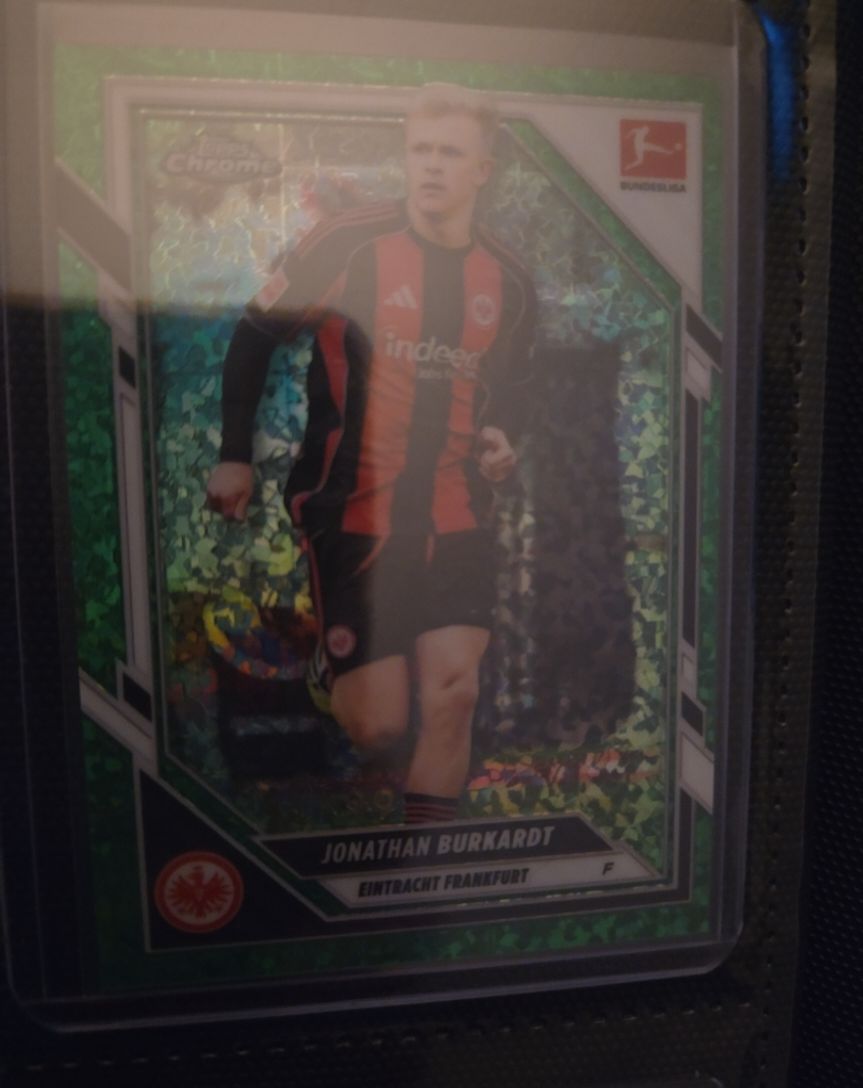 2026 Topps Chrome Bundesliga #28 Jonathan Burkardt — front