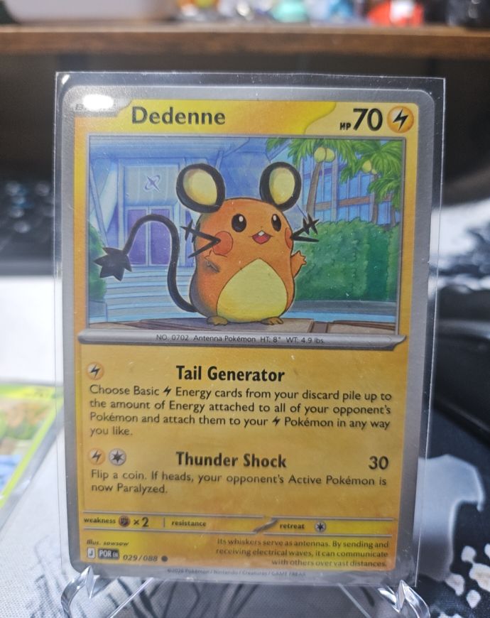 2026 Pokemon Perfect Order #029 Dedenne — front