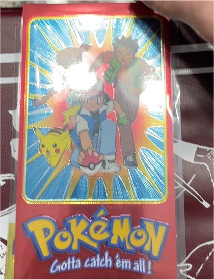 2000 Topps Pokémon TV Animation Edition Series 2 #2 Ash Pikachu Misty Brock — front