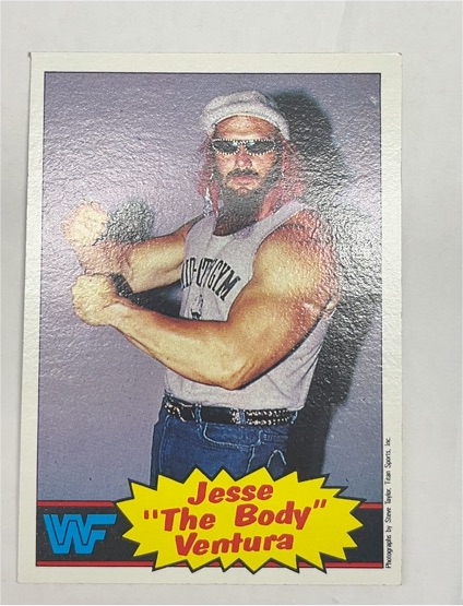 1985 Topps WWF #11 Jesse "The Body" Ventura — front