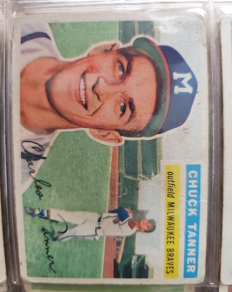 1956 Topps #69 Chuck Tanner — front