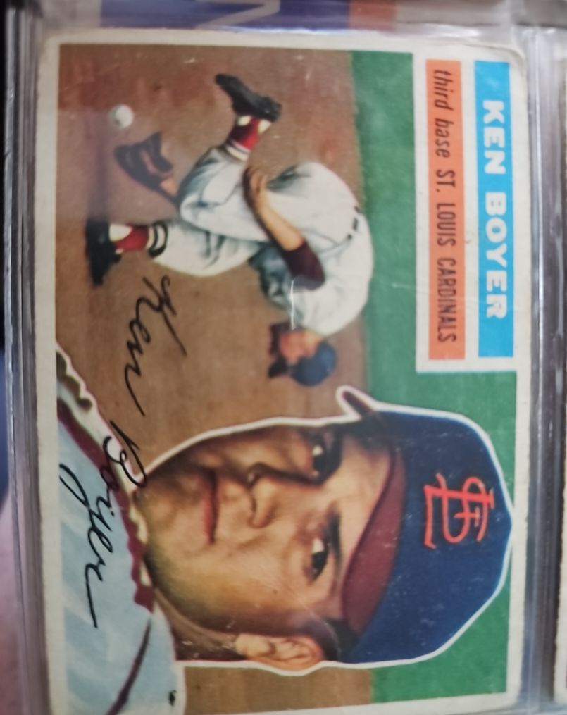 1956 Topps #14 Ken Boyer — front