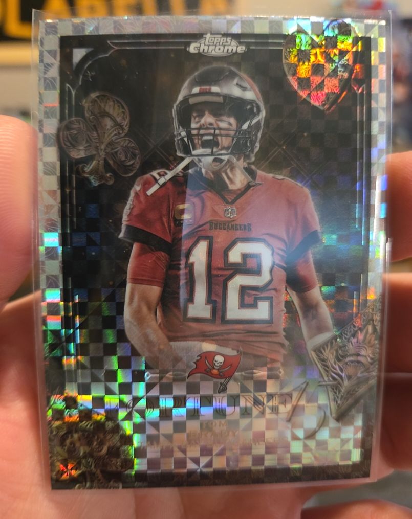 2025 Topps Chrome Fortune 15 #F15-35 Tom Brady — front