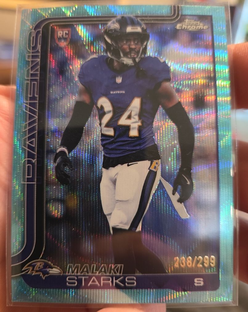 2025 Topps Chrome #238 Malaki Starks — front