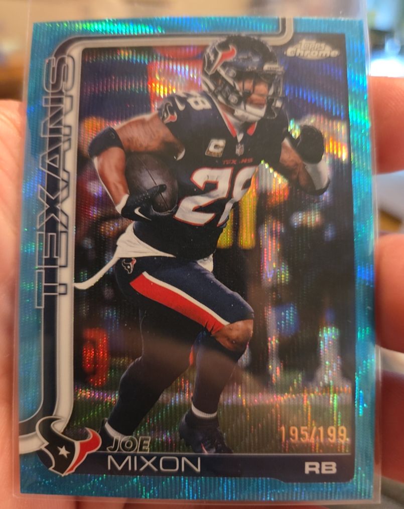 2025 Topps Chrome #120 Joe Mixon — front
