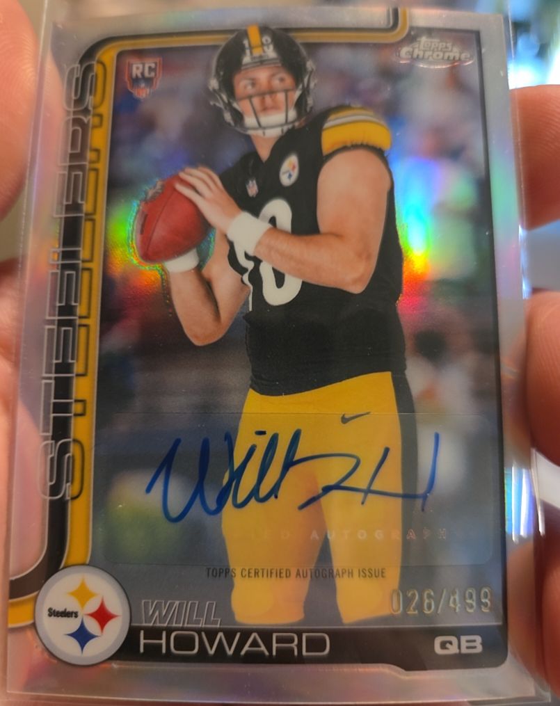 2025 Topps Chrome #RA-WH Will Howard — front