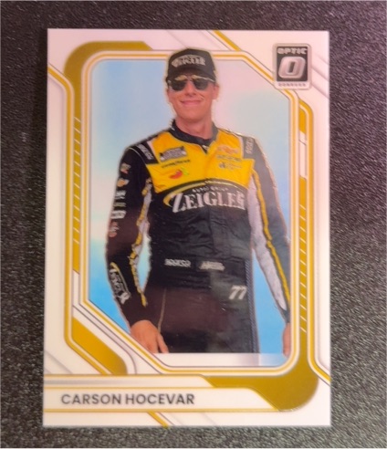 2026 Donruss Optic #65 Carson Hocevar — front