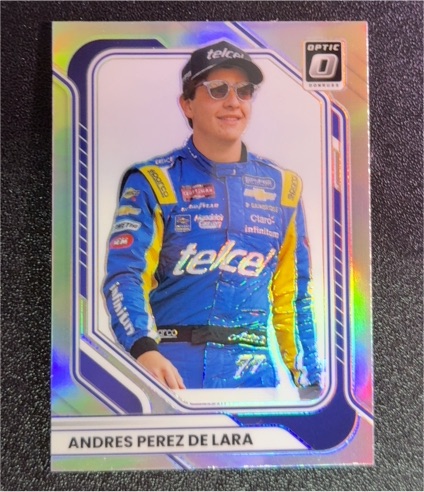 2026 Donruss NASCAR Racing Optic Chrome #50 Andres Perez De Lara — front