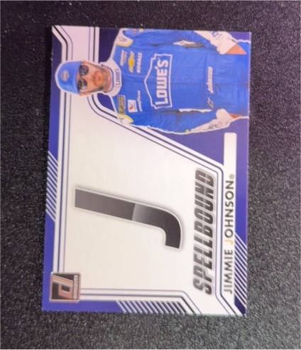 2026 Panini Donruss NASCAR Racing Spellbound "J" #11 Jimmie Johnson — front