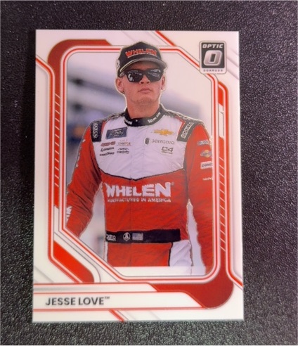 2026 Donruss Racing Optic #8 Jesse Love — front