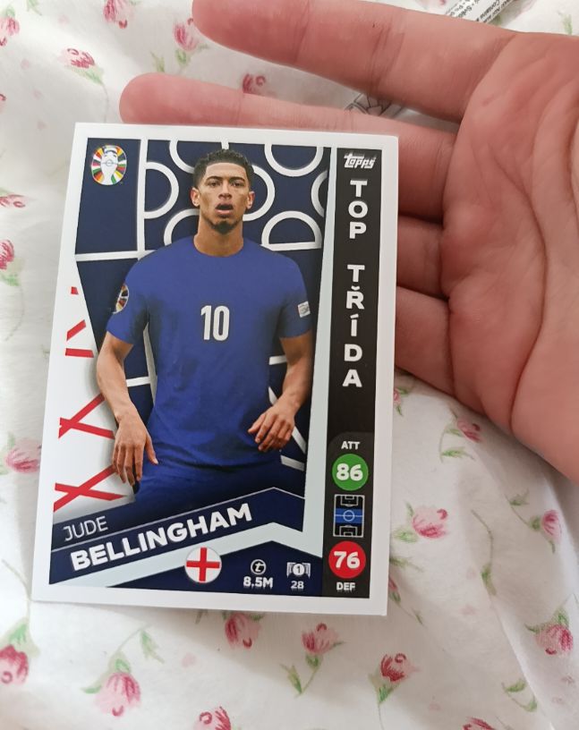 2024 Topps UEFA EURO Top Trida Jude Bellingham — front