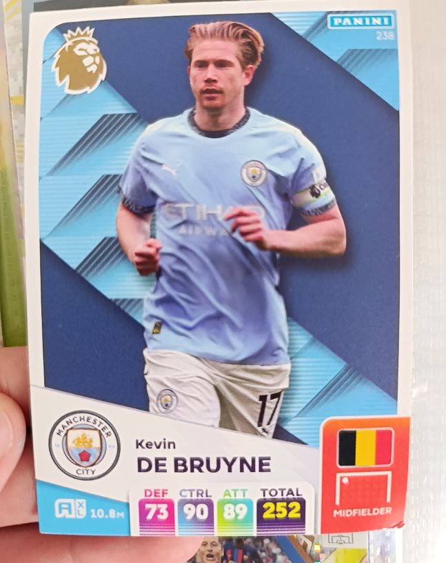 2023 Panini Premier League #238 Kevin De Bruyne — front