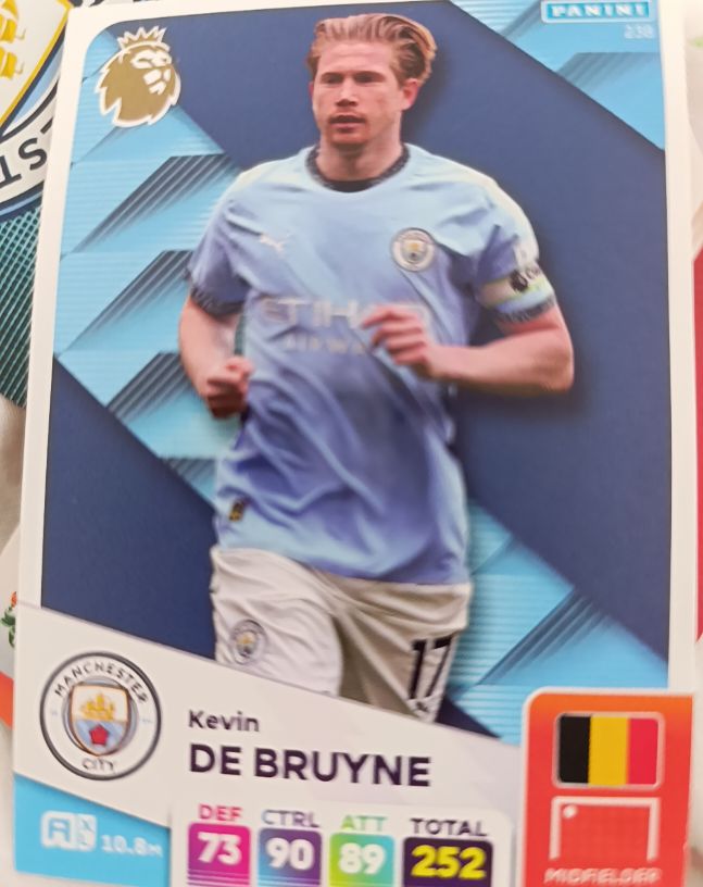 2023 Panini Premier League #258 Kevin De Bruyne — front