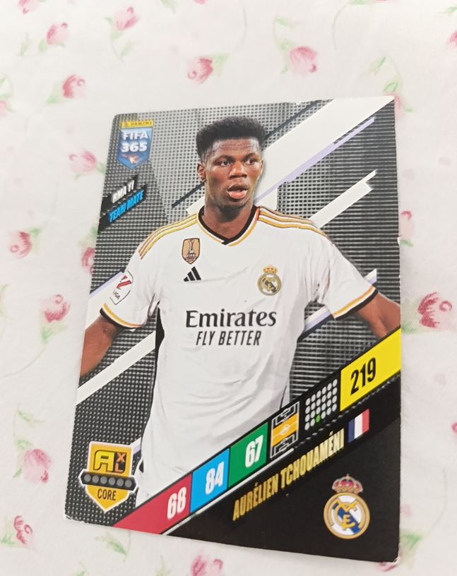 2024 Panini FIFA 365 Adrenalyn XL #219 Aurélien Tchouaméni — front