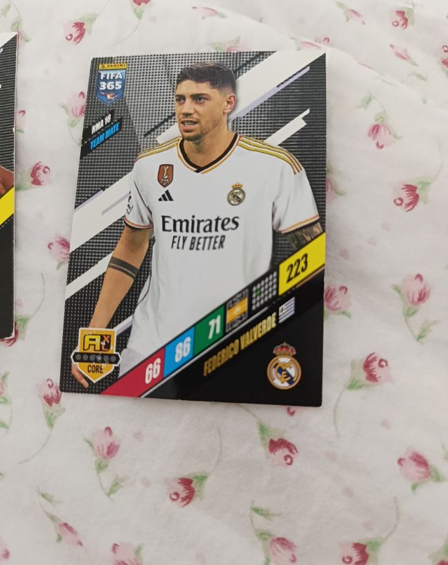 2024 Panini FIFA 365 Adrenalyn XL #223 Federico Valverde — front