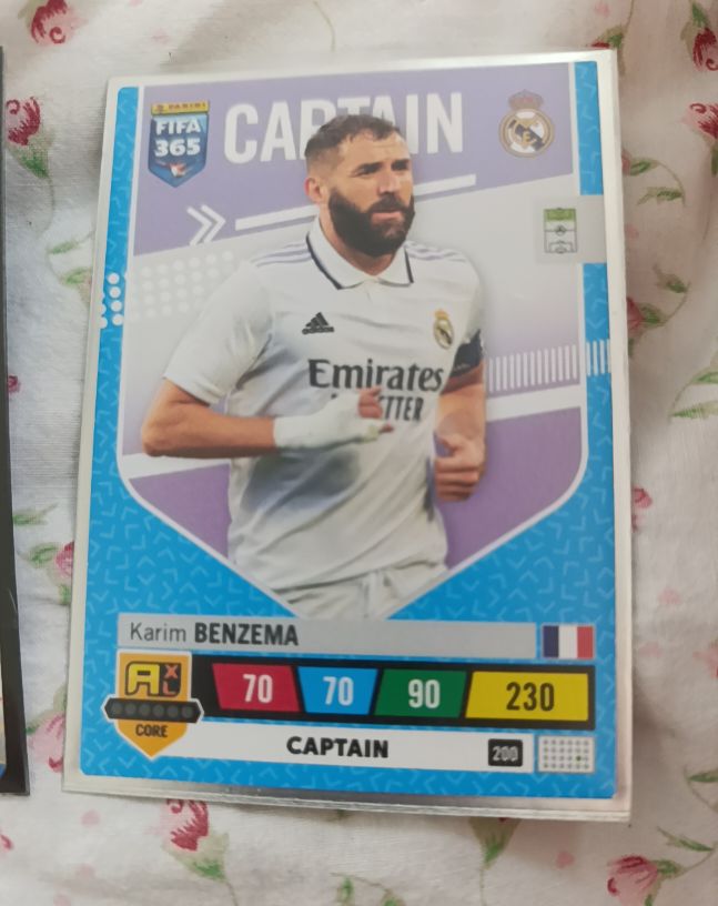 2023 Panini FIFA 365 #200 Karim Benzema — front