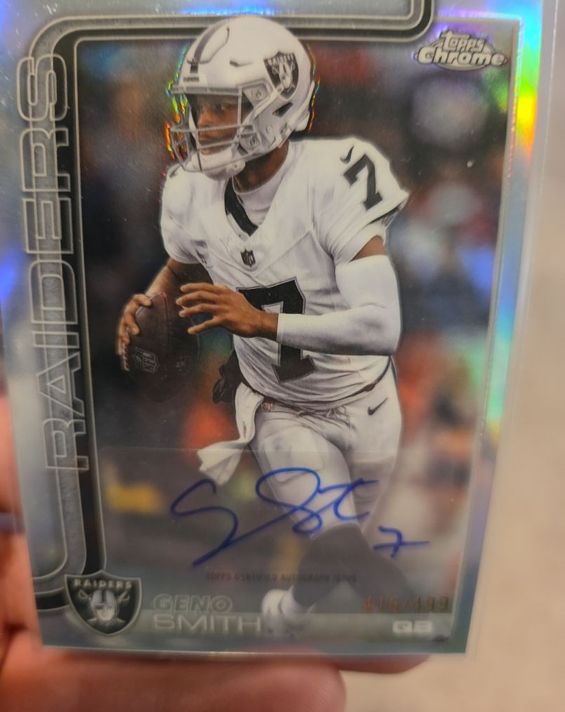 2025 Topps Chrome #7 Geno Smith — front