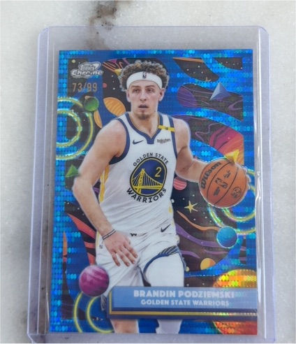 2023 Topps Cosmic Chrome #167 Brandin Podziemski — front
