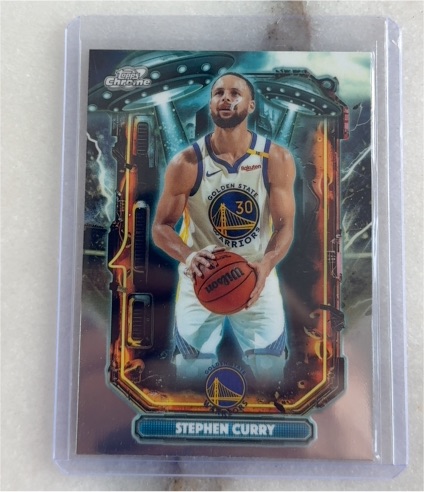 2025-26 Topps Chrome Cosmic #ET-5 Stephen Curry — front