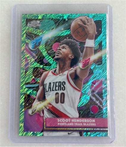 2025 Topps Chrome Cosmic #185 Scoot Henderson — front