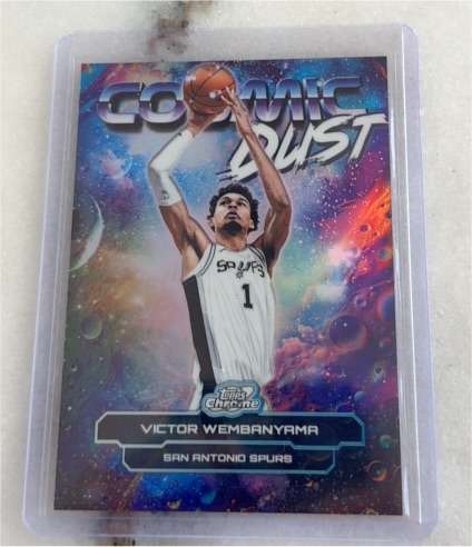 2026 Topps Chrome Cosmic Dust #CD-7 Victor Wembanyama — front