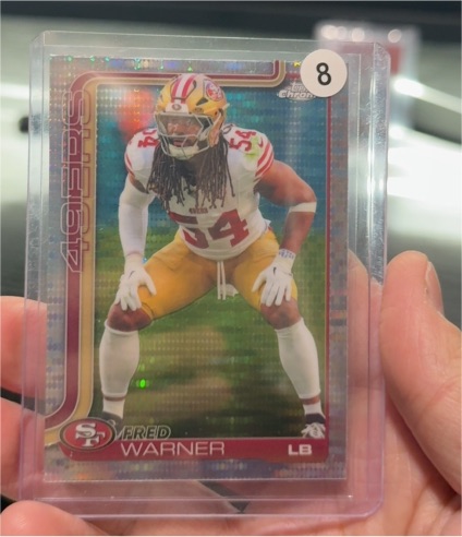 2025 Topps Chrome #268 Fred Warner — front