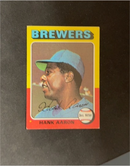 1975 Topps #660 Hank Aaron — front