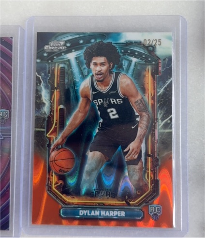 2025 Topps Chrome #02/25 Dylan Harper — front